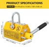 Permanent Magnetic Lifter Lifting Magnet 2200 LBS/1000 Kg Neodymium Hoist Crane - 2 of 4