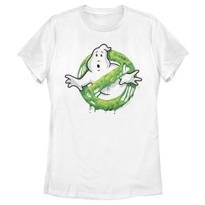 Women's Ghostbusters Slime Logo T-Shirt - 1 of 4