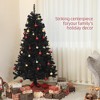 CIPACHO 7.5ft Unlit Artificial Black Christmas Tree Holiday Decor with 1346 Branch Tips Auto Open and Steel Base - 3 of 4