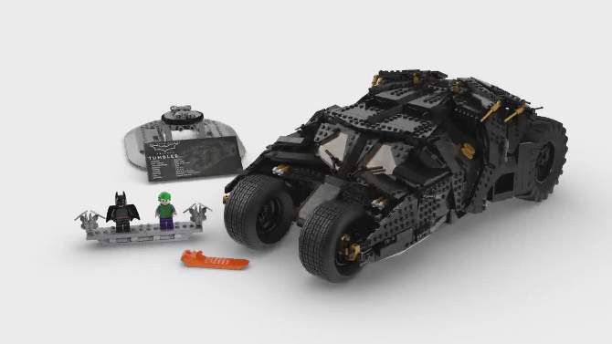 LEGO DC Batman Batmobile Tumbler Car Model 76240, 2 of 9, play video