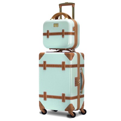 Chariot Gatsby 2-Piece Carry-On Spinner Luggage Set - Mint