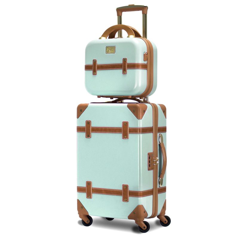 Chariot Gatsby 2-Piece Carry-On Spinner Luggage Set - Mint, 1 of 7