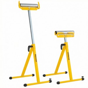 Ironmax 2-Pack Folding Roller Stands, Portable Outfeed Supports