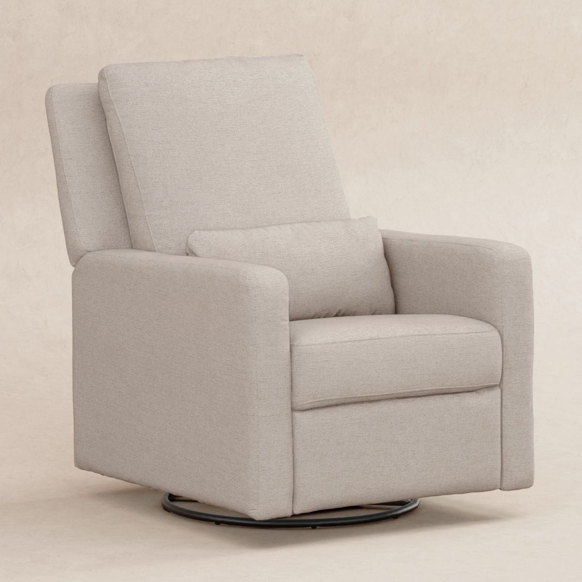 Babyletto Sigi Electronic Recliner and Swivel Glider with USB port - Performance Beach Eco-Weave - thumbnail 4