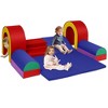 Kinder King Climb and Crawl Activity Play Set, Soft Foam Block for Climbing, Crawling and Sliding, 10-Piece - 2 of 4