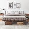 Bed Frame Platform with Headboard and Footboard, Mattress Foundation and No Box Spring Needed, Noise-Proof, Simple Assembly - 3 of 4