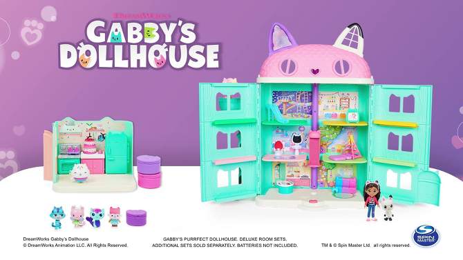 Gabby&#39;s Dollhouse &#8211; Pandy Paws&#39; Birthday Figure Set (Target Exclusive), 2 of 10, play video