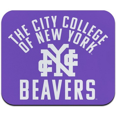 City College of New York Beavers Logo Low Profile Thin Mouse Pad