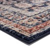 Luxe Weavers Traditional Floral Navy 5x7 Indoor Area Rug - 3 of 4