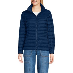 Lands' End Women's Wanderweight Ultralight Packable Down Jacket - 1 of 4
