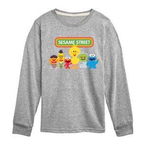 Boys' - Sesame Street - Kawaii Group-Toddler and Youth Long Sleeve T-Shirt Long Sleeve Graphic T-Shirt - 1 of 3