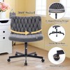 Space-Saving 360° Swivel Home Office & Makeup Chair - Ergonomic Task Chair for Most Desks - 3 of 4