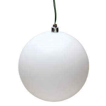 Vickerman White Ball Ornament