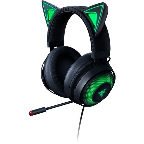 Razer RZ04 02980100 R3M1 Kraken Kitty Wired THX Spatial Audio Gaming Headset for PC with Chroma RGB Lighting Black Certified Refurbished