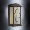Urban Ambiance Luxury Contemporary Outdoor Wall Light,  12-1/2" x 6-3/4",  Bronze Finish, UHP1200 - 3 of 4