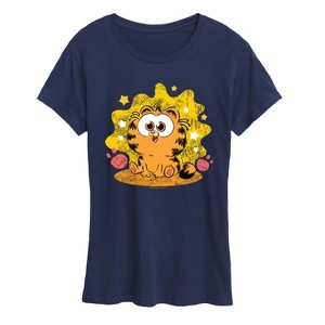 Women's - Garfield - Baby Garfield Paws And Stars Short Sleeve Graphic T-Shirt - 1 of 4