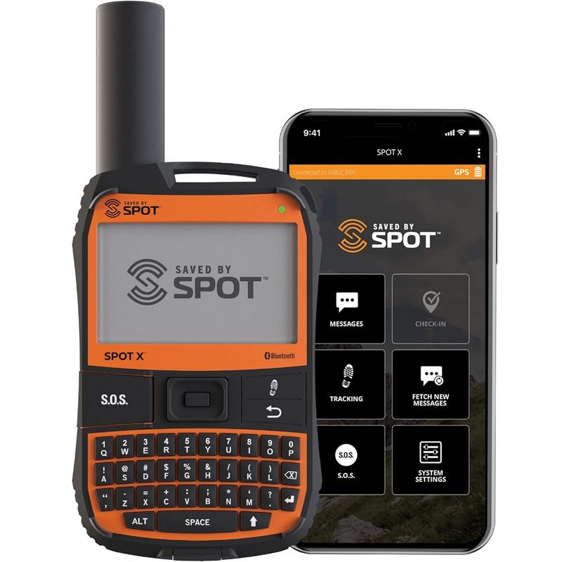 SPOT X - 2-Way Satellite Messenger with Bluetooth | Handheld and Portable GPS | Great for Hiking, Camping, and Cars | Subscription Applicable, 3 of 9