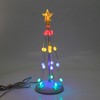Department 56 Villages 9.26 In Lit Christmas Pole Tree Battery Operated Assorted Colored Bulbs Village Accessories - 3 of 3