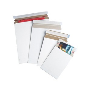Box Partners Self-Seal Flat Mailers 9" x 11 1/2" White 25/Case RM2SS25PK - 1 of 1