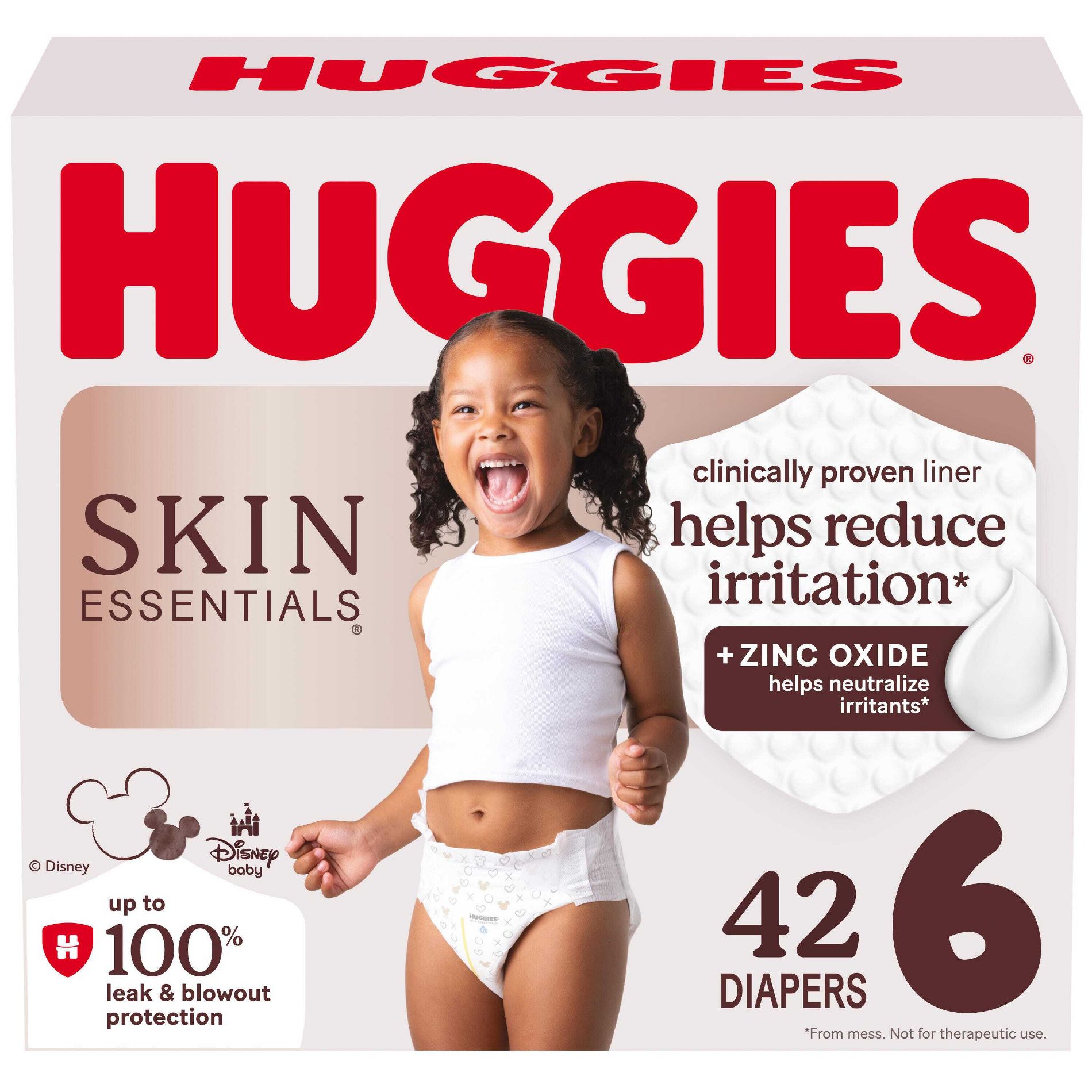 Huggies Skin Essentials Luxury Diapers  - Size 6 - 42ct