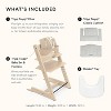 Stokke Tripp Trapp High Chair 2 with Adjustable Baby Set, Cushion, and Removable Tray - 4 of 4