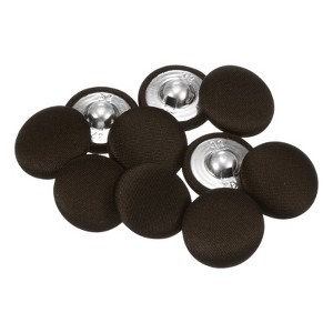 Unique Bargains Round Fabric Cloth Covered Sewing Buttons for Suits Dress 10 Pcs - 1 of 4