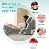Resenkos 6PCS Orthopedic Bed Wedge Pillow for Sleeping, Adjustable Post Surgery Pillow Set for Body, Back and Leg Pain Relief, - 2 of 4