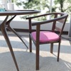 LeisureMod Modern Dining Chair Cushion Pads Set of 4 - 2 of 4