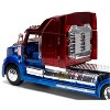 Western Star 57X Truck Tractor "Spider-Man" Blue and Red Metallic "Hollywood Rides" Series 1/24 Diecast Model by Jada - 2 of 4