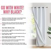 HLC.ME Dakota 100% Blackout Thick Thermal Insulated Energy Efficient Heat Blocking Curtains Grommet Panels, Set of 2 - 3 of 4