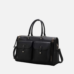 MKF Collection Genevieve Color Block Vegan Leather Women’s Duffle Bag by Mia K - 1 of 4