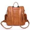 Women Retro PU Backpack,Multifunctional, Spacious Fashion Bag for Work, Travel & Daily Use, Trendy & Practical Design - 2 of 4