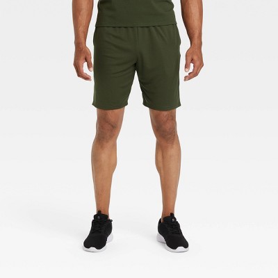 olive sweat shorts