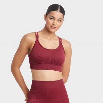 Abonlen Sports Bras for Women Workout Strappy Backless Bra Yoga Crop Tank  Top (Medium, Raspberry Red), Raspberry Red, M: Buy Online at Best Price in  UAE 