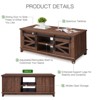 OKD 48'' Farmhouse Coffee Table with Storage & Sliding Barn Doors - 4 of 4