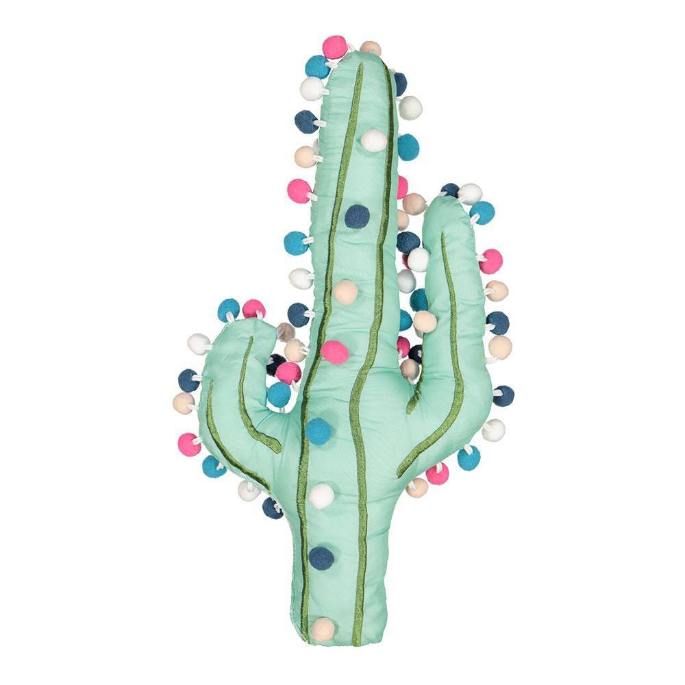 10x18 Always On Point Cactus Throw Pillow Mint - Spree By Waverly was $29.99 now $16.99 (43.0% off)