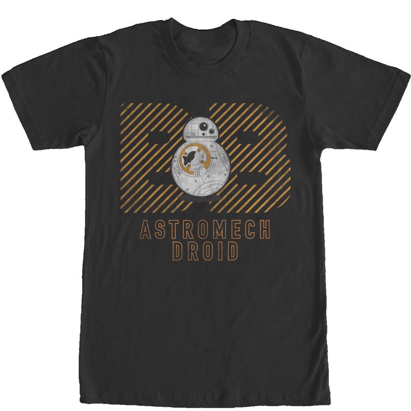 Men's Star Wars The Force Awakens BB-8 Astromech Droid Distressed T-Shirt, 1 of 5
