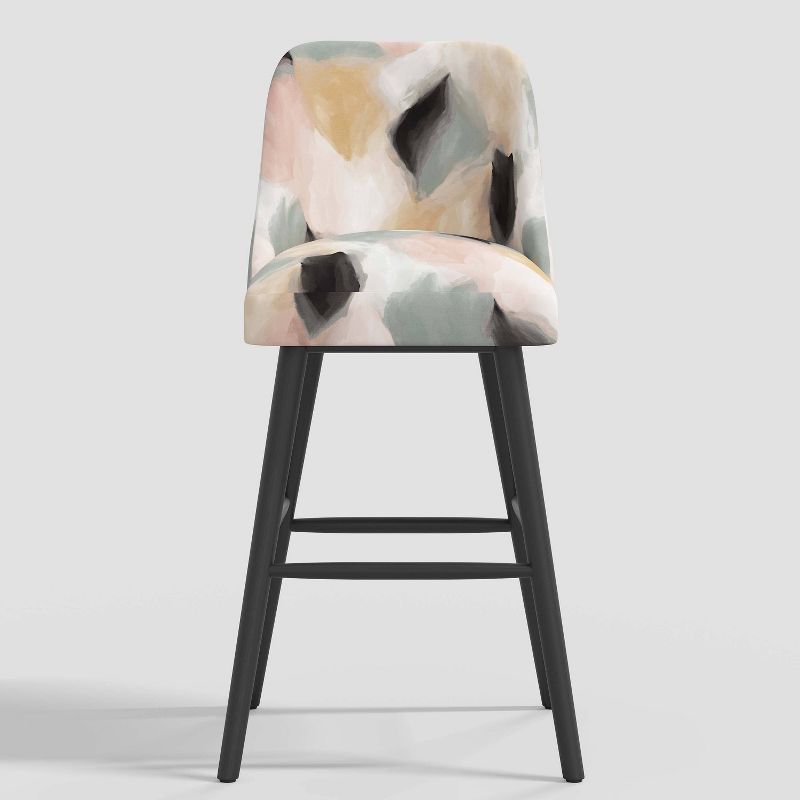 Geller Modern Counter Height Barstool in Abstract - Threshold™, 4 of 9