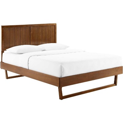 Modway Alana Twin Wood Platform Bed With Angular Frame