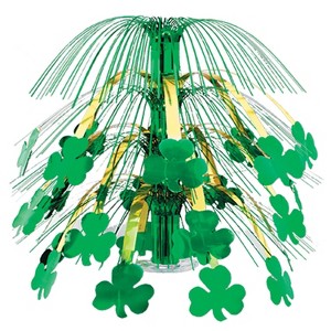 Beistle Shamrock Cascade Centerpiece, 18", (2/Pkg) Multicolored - 1 of 1
