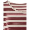 Women's Striped 3/4 Sleeve Top - LASCANA - 2 of 4