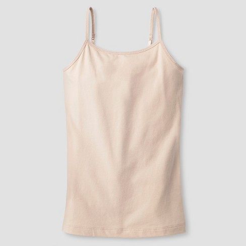 Girls' Favorite Cami Tank Top - Cat & Jack™ Light Beige XS