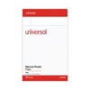 Universal Perforated Ruled Writing Pads, Narrow Rule, Red Headband, 50 White 5 x 8 Sheets, Dozen - 2 of 4