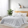 Puredown Ultra-Lightweight White Down Blanket, Soft Bed Cover For All Season - 3 of 4