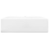 vidaXL Ceramic Bathroom Sink Basin with Faucet Hole White Square - 4 of 4