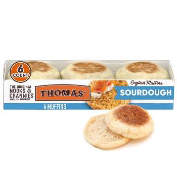 Thomas' Sourdough English Muffins - 12oz/6ct