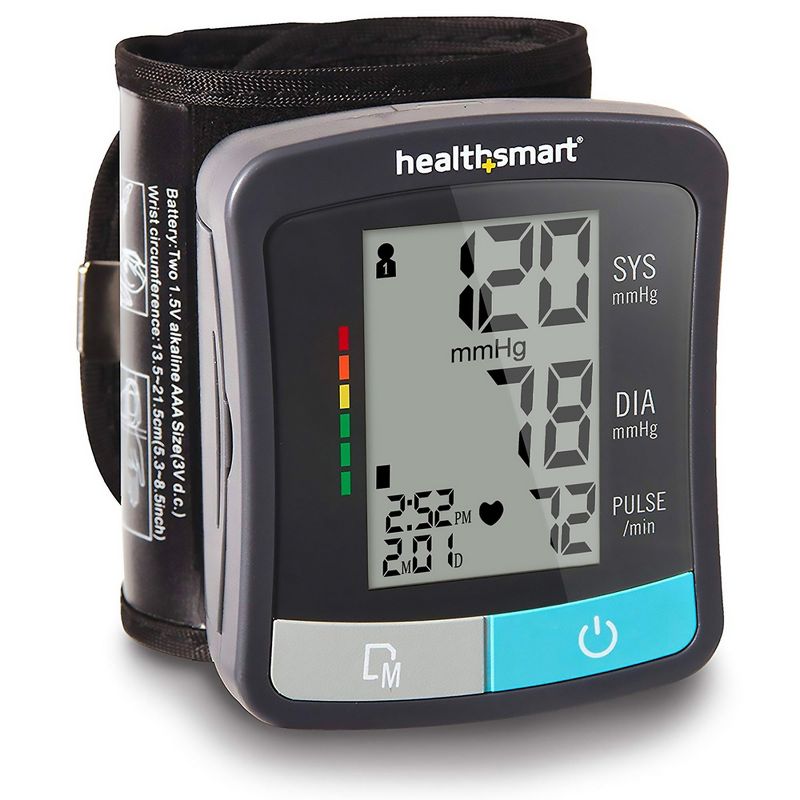 Mabis HealthSmart Wrist Blood Pressure Monitor, 1 Count, 3 of 6