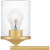 Quoizel Lighting Abner 4 - Light Vanity in  Aged Brass - 4 of 4