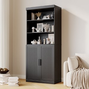 Large-capacity Glass Door Storage Cabinet, With A Stylish And Elegant Design Sense. It Is Both Practical And Beautiful - 1 of 4