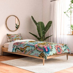 Deny Designs 83 Oranges Leopards and Floral Jungle Twin/Twin Xl Comforter and Sham Set (2-3pc Set) - 1 of 4